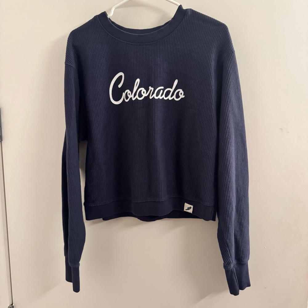 Like New The League Colorado Ribbed Pullover